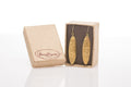 Boucles d'oreilles pendantes ovales en laiton