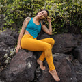 Leggings aus Baumwolle, Yoga-Leggings, bedruckte Leggings