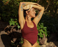 Yoga-Top mit Lotus Blume