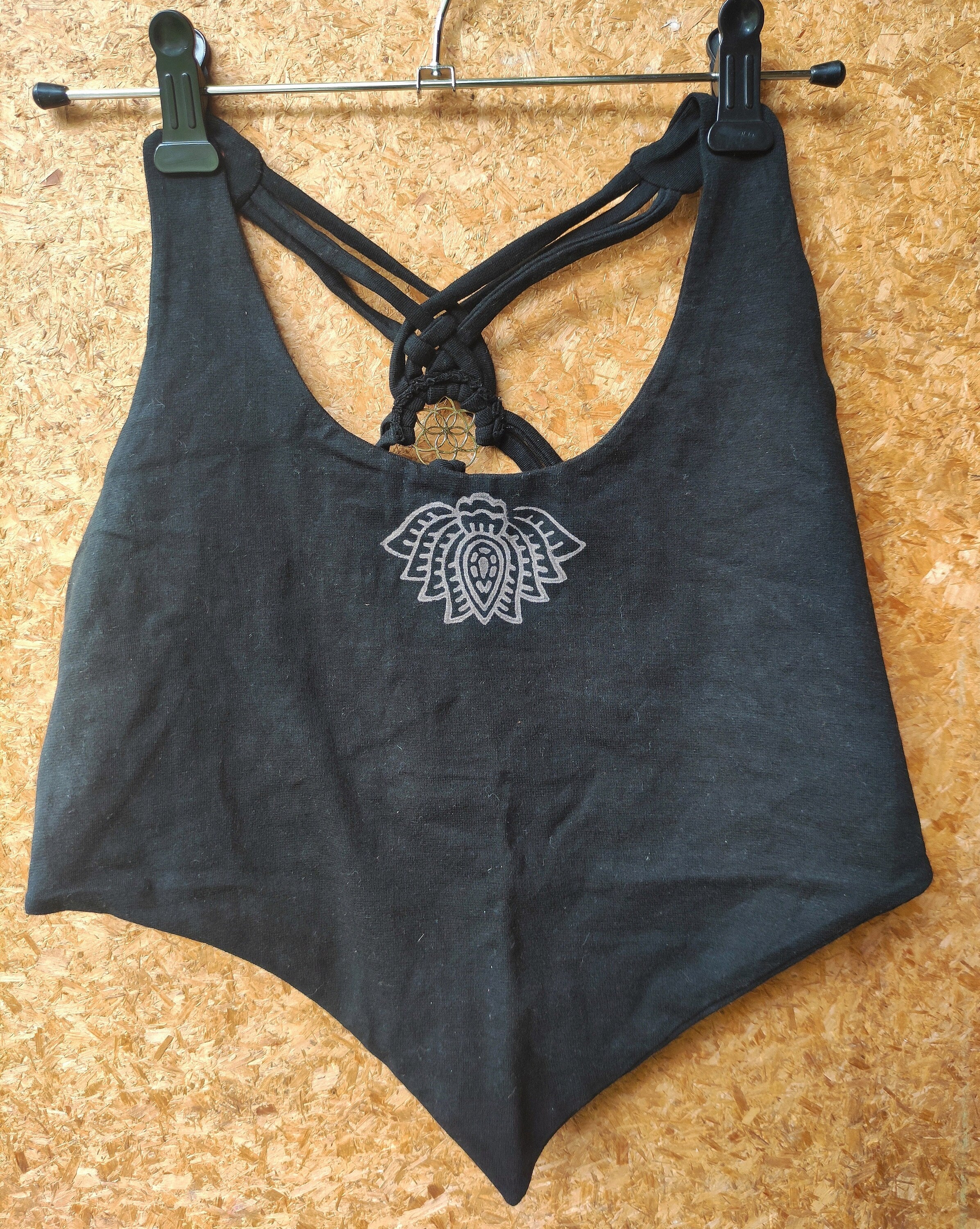 Yoga-Top mit Lotus Blume