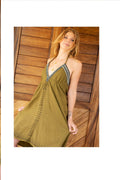 Boho-Sommerkleid mit offenem Rücken