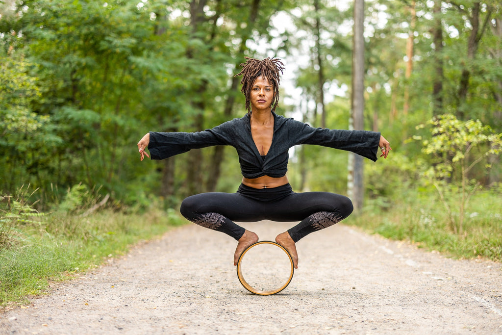 Boho-Wickeloberteil mit Kapuze