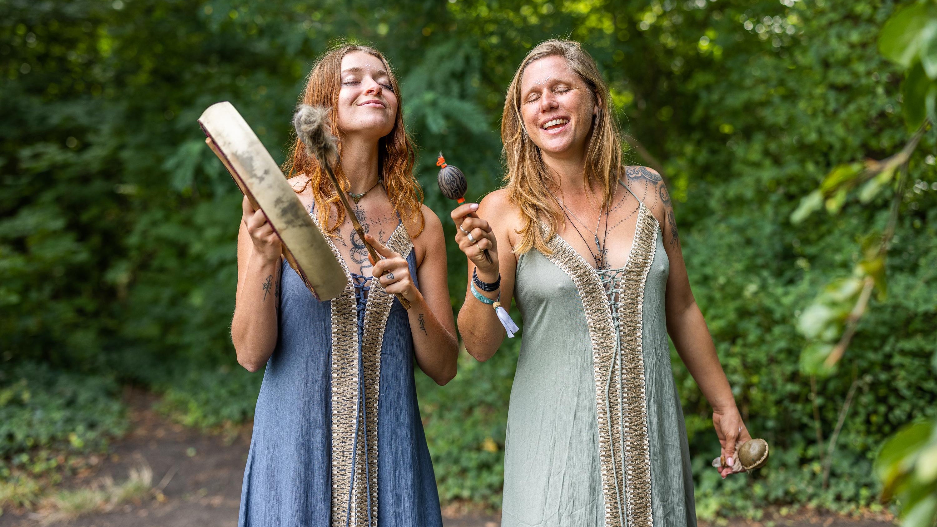 Maxikleid im Boho-Stil