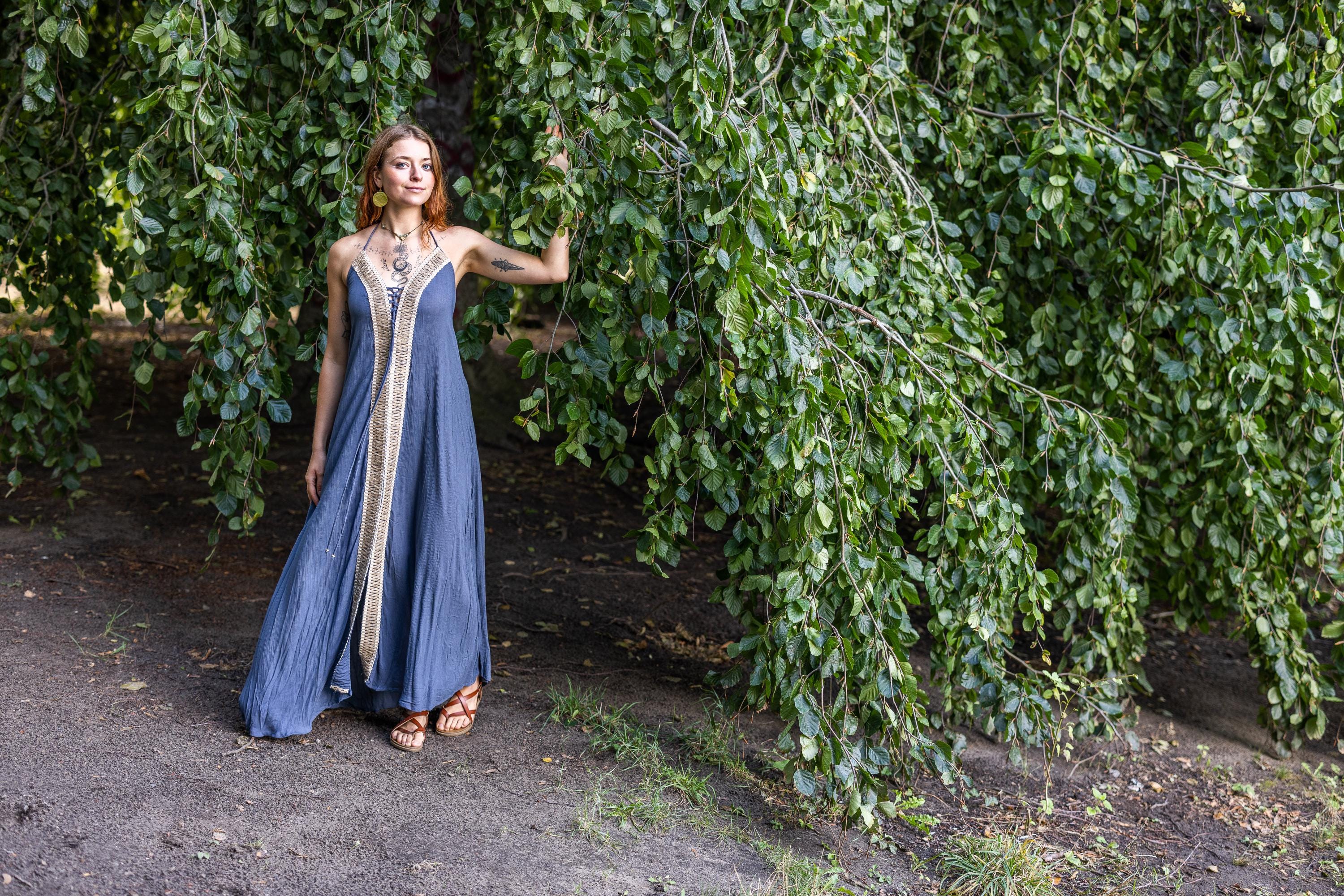 Maxikleid im Boho-Stil